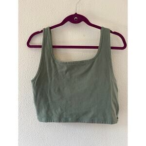 American Eagle Twist Back Cropped Casual XL Top